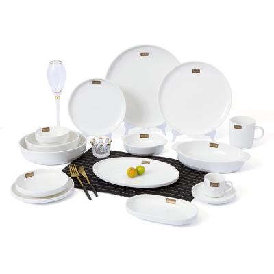 China New type viable modern dinner set china dinner sets china price attractive price set for sale