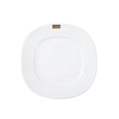 China Factory sale sustainable porcelain white plates dinner plate wholesale price dinnerware for hotel restaurant for sale