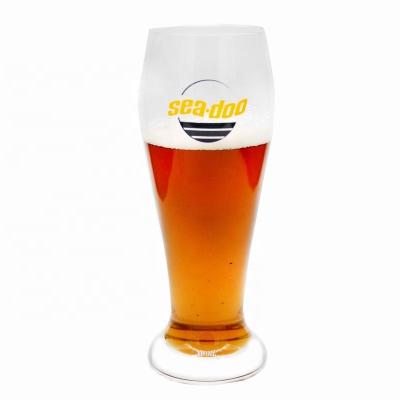 China Customized Color Logo Germany Pilsner Craft Beer Glasses for sale