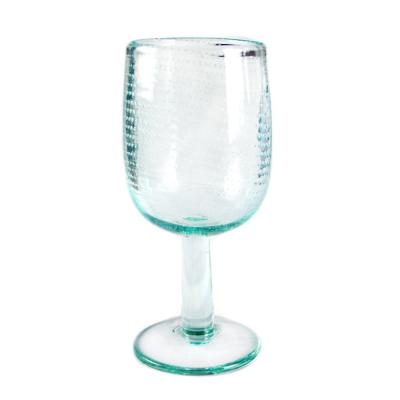 China Weinlese Crystal Goblets With Bubbles der natürliche Farbstarke Wand-11oz zu verkaufen