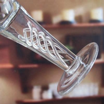 China Handmade Decorative Twisted DNA Stem Custom Shot Glasses for sale