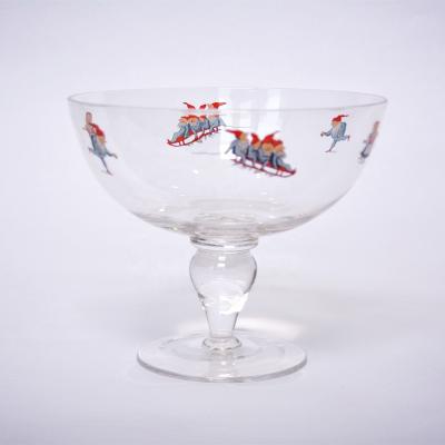 Chine Grand diamètre Crystal Glass Fruit Bowl, support de Crystal Salad Serving Bowl With à vendre