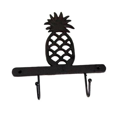 China Pineapple Vintage Wall Mounted Key Hanger  Cast Iron Crafts for sale