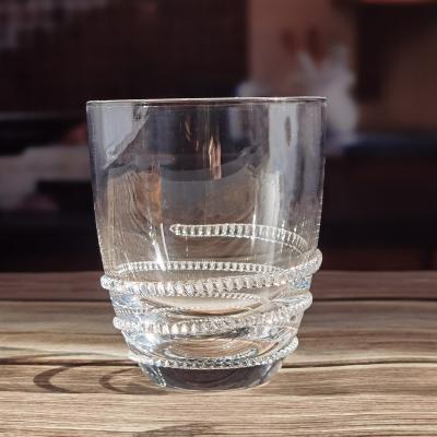 China Creative Hemp Rope Winding Tumbler Drinking Glasses Lead Free for sale