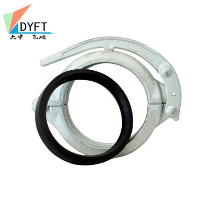 China Hi-Mn Carbon Steel JUNJIN Kyokuto CIFA Clamps Concrete Pump Parts Concrete Pump Flange Manufacturer in China for sale