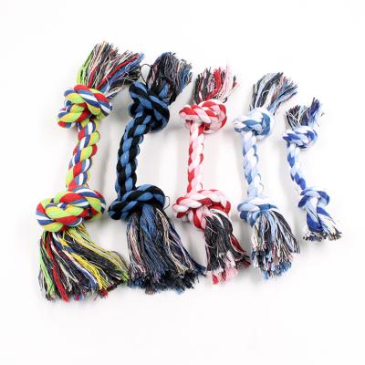 China Custom Durable Hot Sale Viable Cotton Rope Ball Chewing Toy Pet Dog Chew Rope Toys for sale