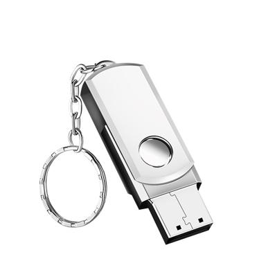 China Promotional custom usb flash drive 1gb 2gb 4gb 8gb 16gb 32gb mini metal key usb flash drives custom logo 3.0 swivel usb flash drive for sale