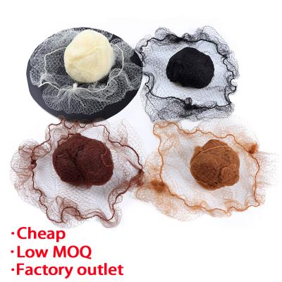 China Wholesale Disposable Nylon Hair Mesh Net Cheap Elastic Invisible Soft Hair Net for sale