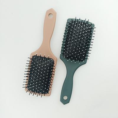 China Hot Custom Square Natural Curly ABS Natural Curly Brush Comb Hair Straightener Logo Salon Air Cushion Massager Nylon Hair Brush Tool for sale