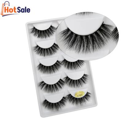 China Wholesale Feather Private Label 3D 25mm False Mink Eyelashes With Custom Eyelash Packaging Box for sale