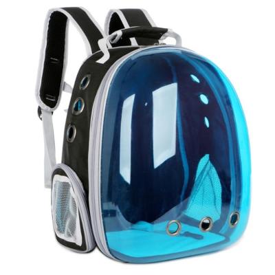 China Travel/Walking Transparent Breathable Backpack Cat Dog Design Carrier Bag for sale