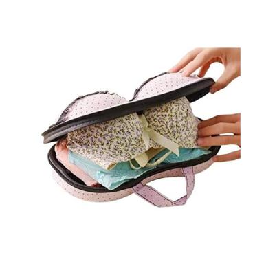 China Custom EVA Storage Travel Bra Packing Bag Travel Underwear Bag Organizer Filter Mount for sale