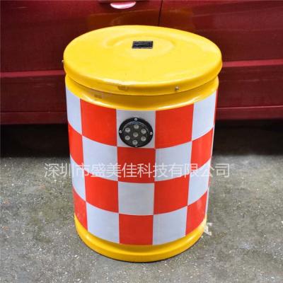 China Solar anti-collision bucket solar fiberglass reinforced LED plastic anti-collision bucket Reflectiv SMJ-FZT01 solar anti-collision bucket for sale