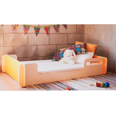 China Newborn Baby Detachable Wooden Single Layer Children's Handmade Bed of Modern Furniture Non-Toxic Environmental Nordic Style Children's Bed for sale