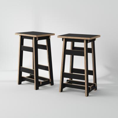 China Easu Assemble High Flat Bar Stool Factory Direct Selling Cafe Bar Stools Packing Easy To Assemble Furniture for sale