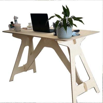 China Knock Down Plywood Office Computer Desks Work Tables Home Office Desks for sale