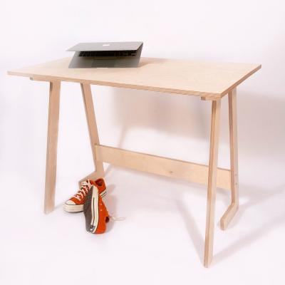 China Minimalist Easy Assembly Design Home Office Computer Desks Plywood Office Furniture Work Take Your Step Simple Computer Desks Desk for sale