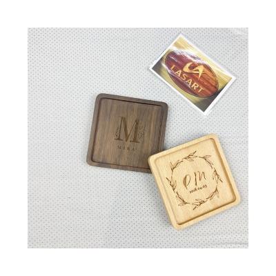 China Europe Diwali gift items Ocean Wave Epoxy Coasters for drinks Epoxy Resin Wooden Square Coasters - Unique Handmade Coaster for Table for sale