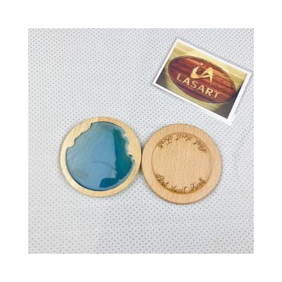 China China The use of wood resin coasters made of environmentally friendly high-quality materials is more assured for sale