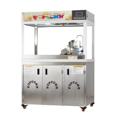 China Commercial Automatic Electric Popcorn Snacks Factory Electric Snacks Machine Stainless Steel Popcorn Making Machine for sale