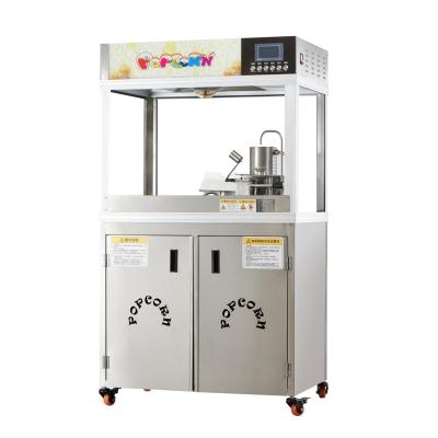 China Large electric automatic popcorn maker factory wholesale price snack food cinema industrial commercial popcorn machine for sale