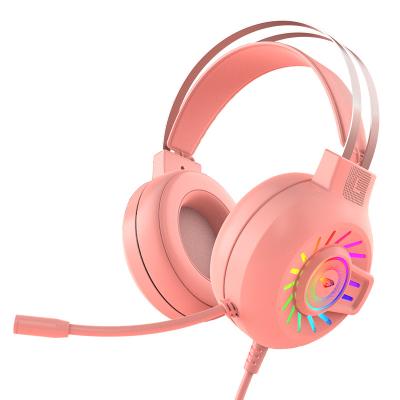 China Wholesale Earphone Discount RGB Gamer Headset, Wired Noise Canceling Earphone with MIC, Immersive Stereo Gaming Experience for sale