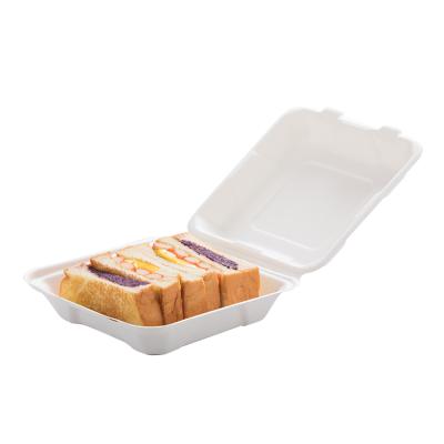 China Environmentally Friendly Customizable Carefully Selected Disposable Biodegradable Corrugated Materials Burger Box for sale