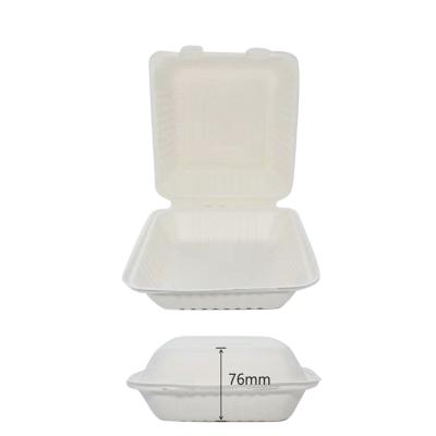 China Biodegradable Eco Friendly Customizable Newest Design Good Price Bagasse Take Away Pulp Box Ansh Bowl for sale