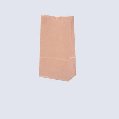 China Recyclable Customizable Factory Cheap Price Dried Brown Woven Kraft Paper Square Bottom Bag For Packaging Food for sale