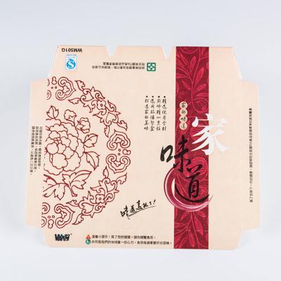 China Customizable Disposable Most Popular Fried And Grilled Food Packaging Four Compartment Lunch Paperboard for sale