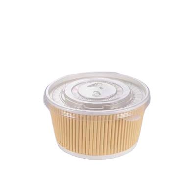 China Disposable Customizable Most Popular Supplier Containers Biodegradable Corrugated Paper Bowl For Soup for sale