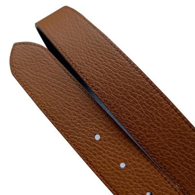 China Cow Hide Unisex Pure Leather Belt with Double G-Belts Good Quality Strap Hardware Casual Working Leather Belt3.5cm for sale