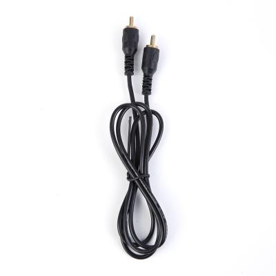 China Black HD Automotive Cable Rca Cable RCA Plug Male To Male Audio Video Cable 1.5M 3M for sale