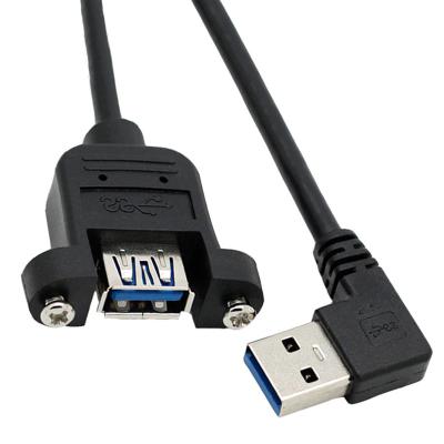 China Electronics USB 3.0 5Gbps USB 3.0 Security Screw Male Female Port Cable For Car Truck Motorcycle for sale