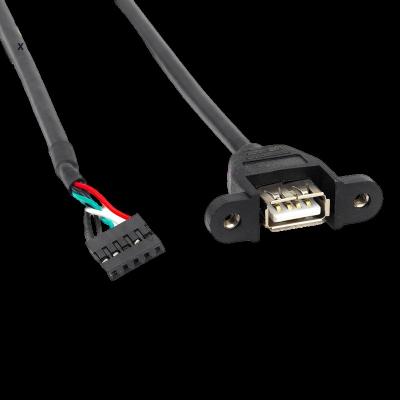 China Video Game Player List 2725 Dual AWG28 Usb Af With Screw To Dupont Molding 2.54 Charging Cable Connector Data for sale