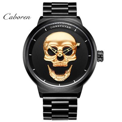 China Water Resistant Hannah Martin New Christmas Gifts Skull Men Watches Stainless Steel for sale