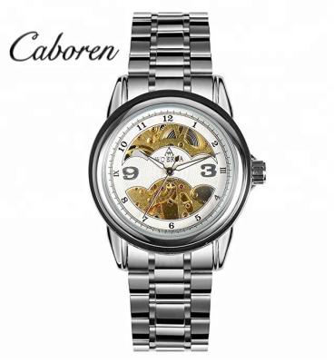 China 2018 Luxury Automatic Caboren Stainless Steel Mechanical Men's Waterproof Waterproof Wrist Watch for sale