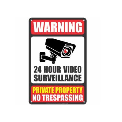 China No Fingerprint Private Property No Trespassing Custom Aluminum Warning Sign for sale