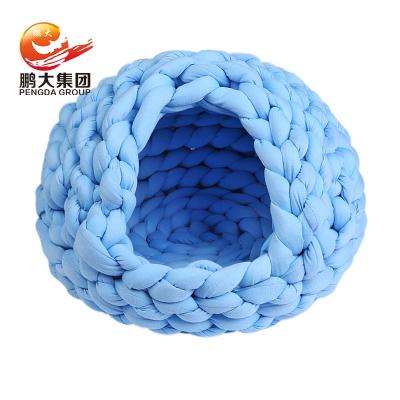 China Wholesale Sustainable Soft, Comfortable And Portable Cat Dog Bed Fluffy Pet Bed That Pets Love for sale