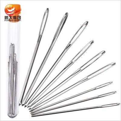 China Hand Pengda Stainless Steel Sewing Needles Large Eye Hand Blunt Sewing Embroidery Mending Tapestry Yarn Wool for sale