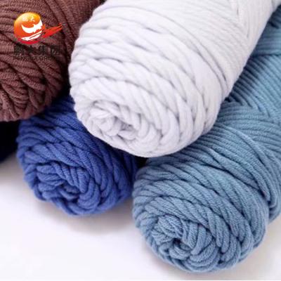 China Anti-pilling wholesale 8ply fluffy porta loom knitting basket hand knitting yarn use hat acrylic yarn for brush for sale