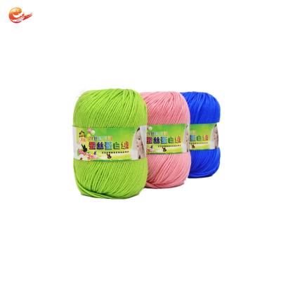 China Anti-pilling hot sale fancy baby yarn hand knitting yarn baby hand making crochet for buyers for sale