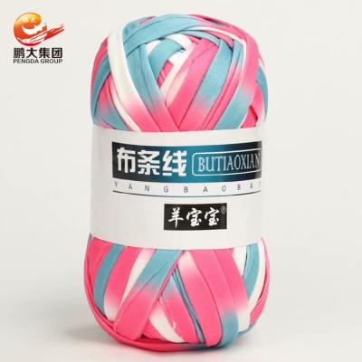 China Viable chunky chunky crochet of T-shirt yarn for diy knitting for sale