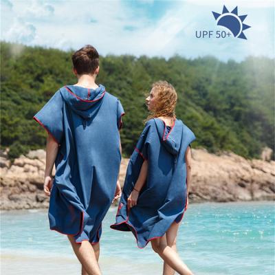 China QUICK DRY Outdoor Beach Sports Micro Fiber Towel Poncho Travel Soft Windproof Skin Friendly for sale