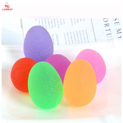 China High Quality Colorful Fitness Equipment Application Egg Shape Fitness Accessories Hand Finger Grip Ball for sale