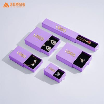 China Jewelry ; Collars; wristbands; earings ; rings customized logo and set luxury purple jewelry box jewelry box for packiging jewelry luxury for sale