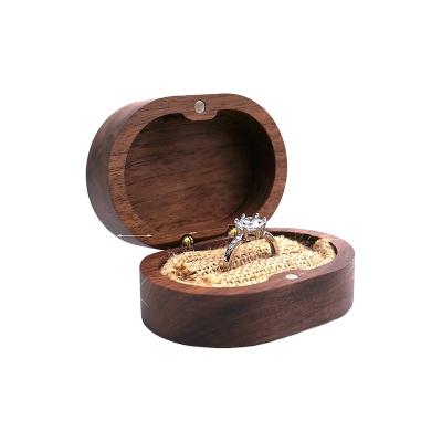 China Ring Storage Luxury Small Wood Wooden Ring Jewelry Box For Ring /Gift for sale