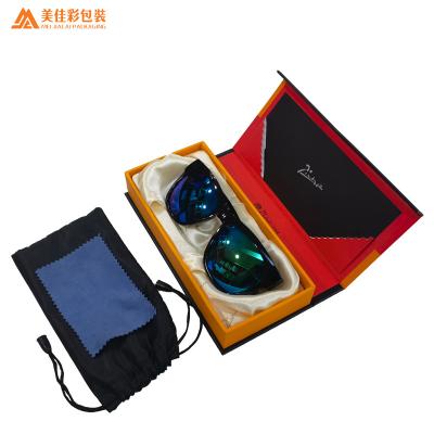 China Custom logo eyewear sunglasses magnetic paper sunglasses box for sunglasses for sale