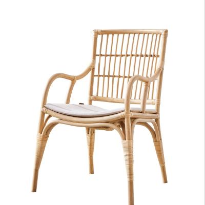 China Eco-friendly Intangible Outdoor Balcony Backyard Chair Garden Rattan Single Cultural Heritage Sofa for sale