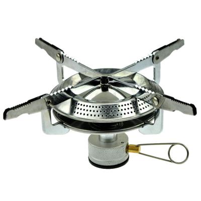 China Stainless Copper Alloy Mini Portable Outdoor Camping Gas Stove Picnic Burner Cooker for sale